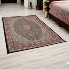 Covor acrilic cu model Mahi - albastru închis 140x200