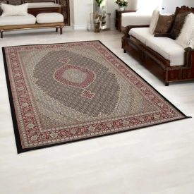Covor acrilic cu model Mahi - albastru închis 160x230