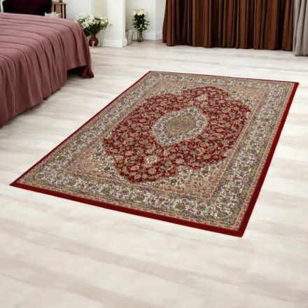 Covor Persan roșu MEDALION 140x200 covor de lux pentru living sau dormitor