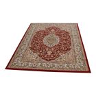 Covor persan burgundy Medalion 60x90 covor mecanic premium pentru living sau dormitor
