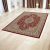 Covor persan burgundy Medalion 80x120 covor mecanic premium pentru living sau dormitor