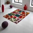 Design covor multicolor Patchwork 100x145 Covor de living