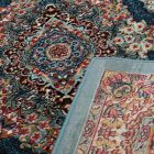 Covor acrilic cu model Tabriz -albastru 80x120