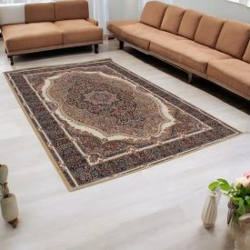 Covor acrilic cu model Kerman - maro 200x300