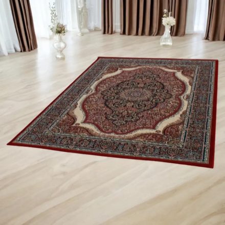 Covor Persan burgundy Medalion 80x120 covor acrilic de lux