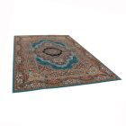 Covor persan Kerman albastru 200x300 covor de living de calitate din acrilic
