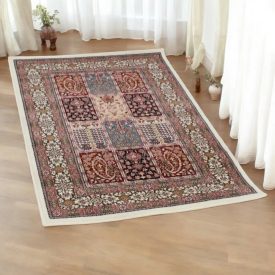 Covor Persan bej Kheshti 80x120 covor acrilic exclusiv