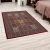 Covor acrilic cu model Kheshti - bordo 140x200
