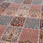 Covor acrilic cu model Kheshti - bordo 140x200