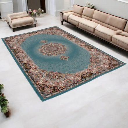 Covor Persan albastru TABRIZ 200x300 covor living de lux din acrilic
