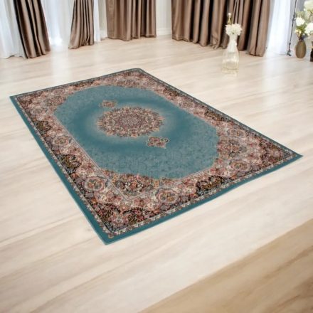 Covor acrilic cu model Isfahan - albastru 80x120