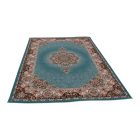 Covor acrilic cu model Isfahan - albastru 80x120