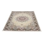 Covor persan Isfahan bej 140x200 covor acrilic de calitate superioară