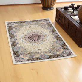 Covor Persan bej Kerman 80x120 covor acrilic exclusiv