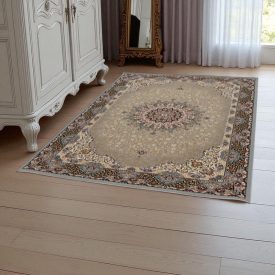   Covor Persan gri KERMAN 140x200 covor de lux pentru living sau dormitor