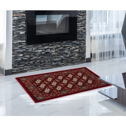 Covor persan burgundy Bokhara 60x90 covor mecanic premium pentru living sau dormitor