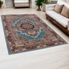 Covor acrilic cu model Tabriz - turcoaz 160x230