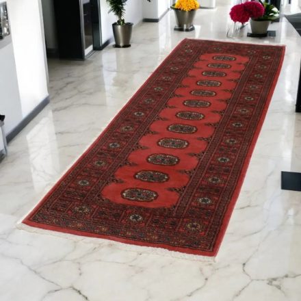 Covor traversa Bukhara 76x233 covor pakistanez lucrat manual pentru hol