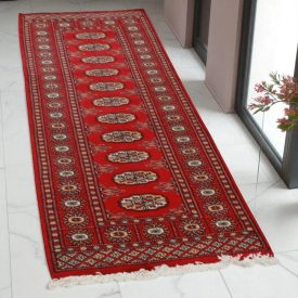 Covor traversa Bukhara 66x181 covor pakistanez lucrat manual pentru hol