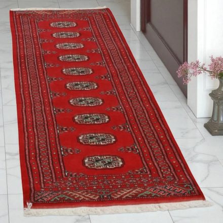 Covor traversa Bukhara 63x196 covor pakistanez lucrat manual pentru hol