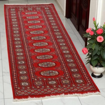 Covor traversa Bukhara 64x184 covor pakistanez lucrat manual pentru hol