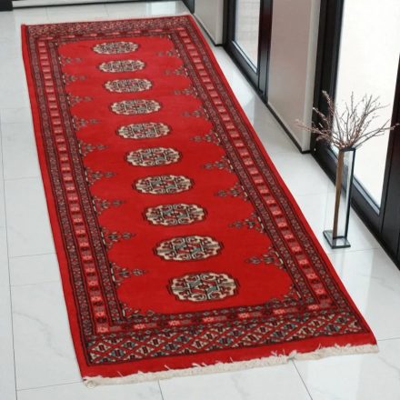 Covor traversa Bukhara 62x183 covor pakistanez lucrat manual pentru hol