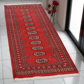  Covor traversa Bukhara 63x194 covor pakistanez lucrat manual pentru hol