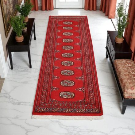Covor traversa Bukhara 60x196 covor pakistanez lucrat manual pentru hol