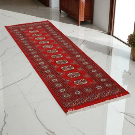 Covor traversa burgundy Bokhara 65x176 covor manual pakistanez