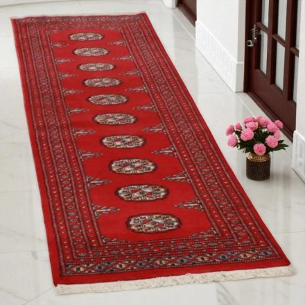 Covor traversa Bukhara 62x186 covor pakistanez lucrat manual pentru hol
