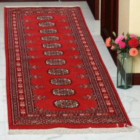 Covor traversa Bukhara 65x171 covor pakistanez lucrat manual pentru hol