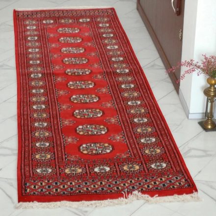 Covor traversa Bukhara 65x186 covor pakistanez lucrat manual pentru hol