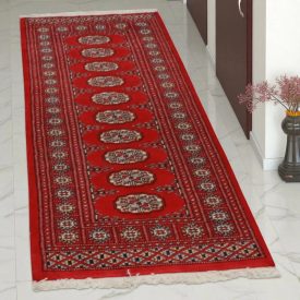 Covor traversa Bukhara 65x176 covor pakistanez lucrat manual pentru hol