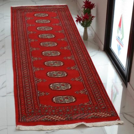 Covor traversa Bukhara 63x192 covor pakistanez lucrat manual pentru hol