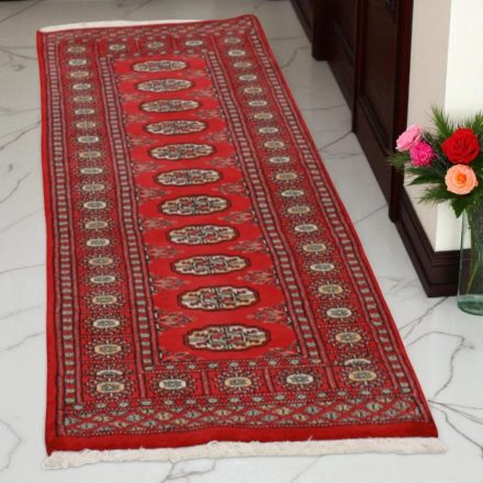 Covor traversa Bukhara 64x186 covor pakistanez lucrat manual pentru hol