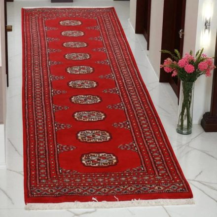 Covor traversa Bukhara 63x193 covor pakistanez lucrat manual pentru hol