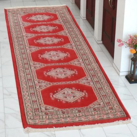 Covor traversa roșu Jaldar 62x180 covor manual pakistanez