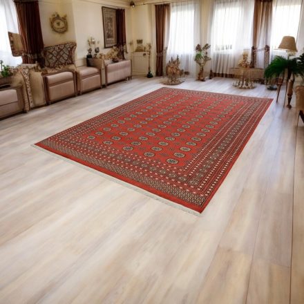 Covor mare oriental burgundy Bokhara 244x336 covor de living manual pakistanez