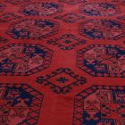 Covor mare Afgan burgundy Elephant Foot 300x404 covor lucrat manual pentru living