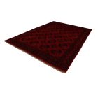 Covor afgan din lână burgundy Ersari 253x343 covor manual pentru living sau dormitor