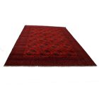 Covor afgan din lână burgundy Ersari 252x346 covor manual pentru living sau dormitor