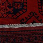 Covor afgan din lână burgundy Ersari 252x346 covor manual pentru living sau dormitor