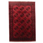Covor afgan din lână burgundy Ersari 202x294 covor manual pentru living sau dormitor