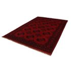 Covor afgan din lână burgundy Ersari 202x294 covor manual pentru living sau dormitor