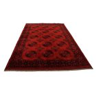 Covor afgan din lână burgundy Ersari 202x294 covor manual pentru living sau dormitor