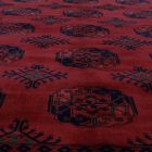 Covor afgan din lână burgundy Ersari 202x294 covor manual pentru living sau dormitor