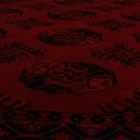 Covor afgan din lână burgundy Ersari 202x294 covor manual pentru living sau dormitor