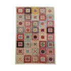 Covor multicolor Aikat 280x198 covor modern lucrat manual pentru living