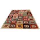 Covor multicolor Aikat 280x198 covor modern lucrat manual pentru living