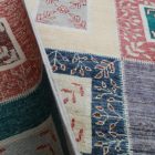 Covor multicolor Aikat 290x195 covor modern lucrat manual pentru living